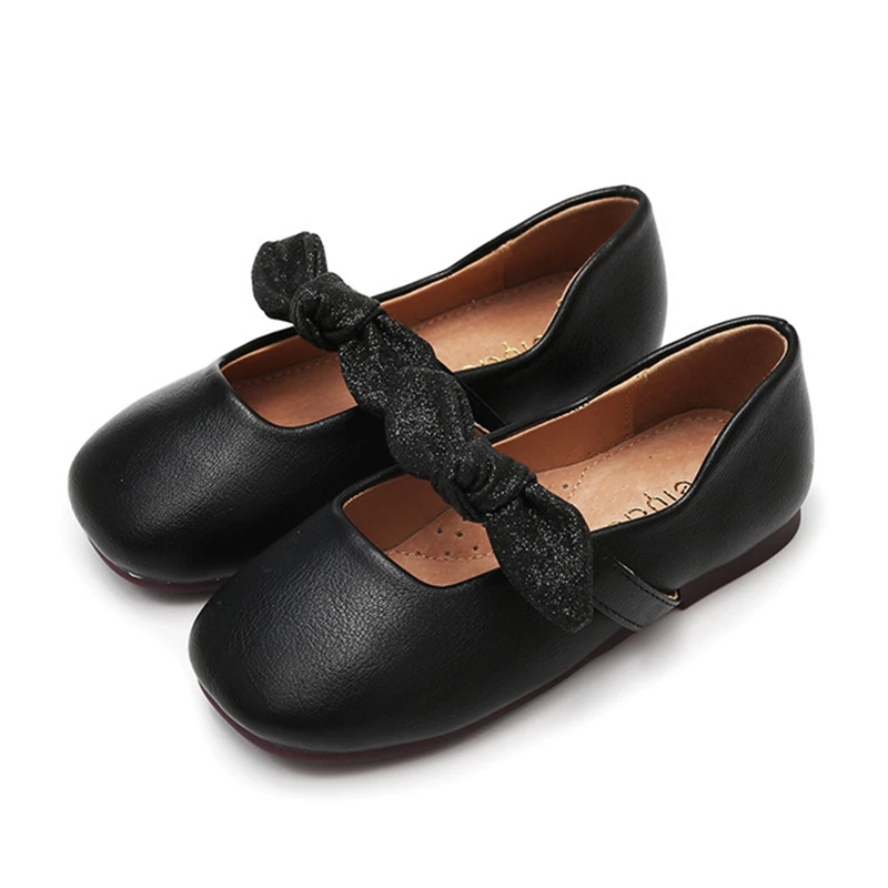 

Gilrs Moccasins Baby Flat Shoes Princess Party Wedding Leather Shoes Spring Autumn Girls Soft Sole Mary Jane Shoes D0432