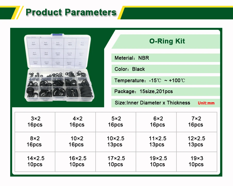 black o ring kit