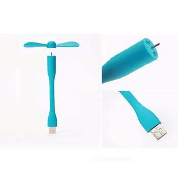 

Mini Cute Portable Flexible USB Fan Summer cooler Bendable removable USB Gadgets Low power for Powerbank PC laptop OTG best gift