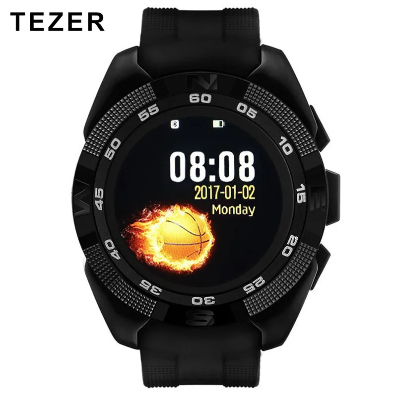 НОВЫЙ TEZER X4 смартфон часы Сердечного ритма Step counter Секундомер Ультра тонкий Bluetooth