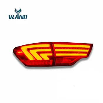 

VLAND Manufacturer For Car Tail Lamp For Highlander LED Taillight 2015 2016 2017 Highlander Tail Light Red And Black Color