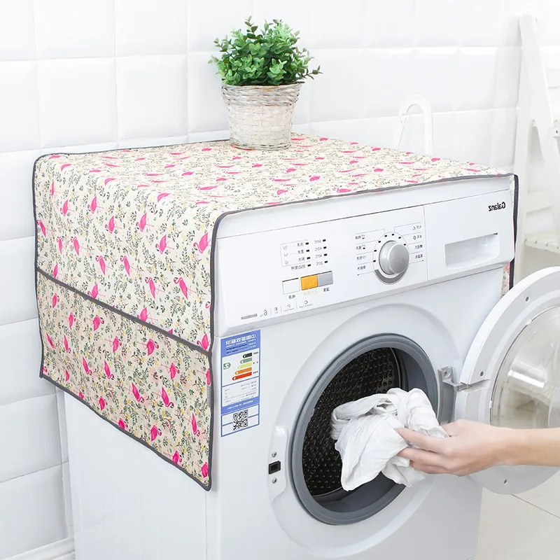 

Household Washing Machine Covers Home Refrigerator Protection Cover Waterproof Cleaning Organizer Accessories Supplies Items