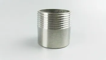 

1/8" 1/4" 3/8Male BSP Single Head Thread Equal Polishing Pipe Fitting 304 Stainless Steel Hose Straight Connector for Water Tube