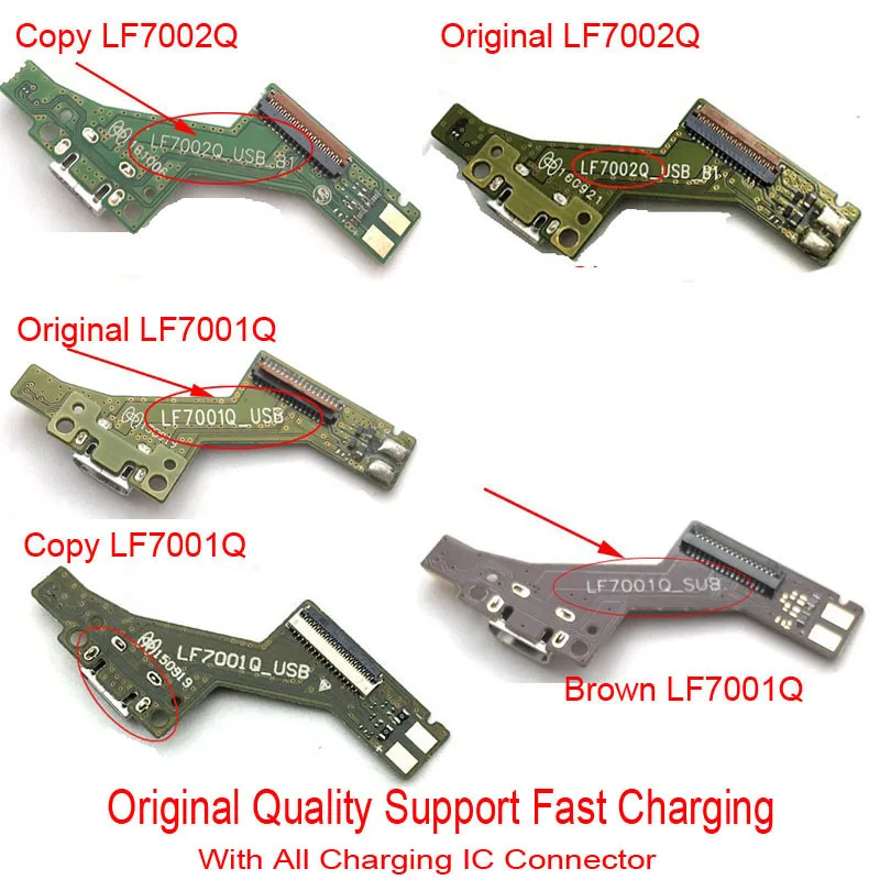 Порт зарядного устройства usb-порт для док-станции Разъем в комплекте гибкий кабель для lenovo Tab 3 7 Plus PHAB PB1-750N PB1-750