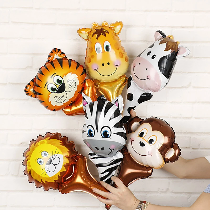 Foil Balloons Jungle Animals | Jungle Animal Balloons Kids - 6pcs Animal  Foil - Aliexpress