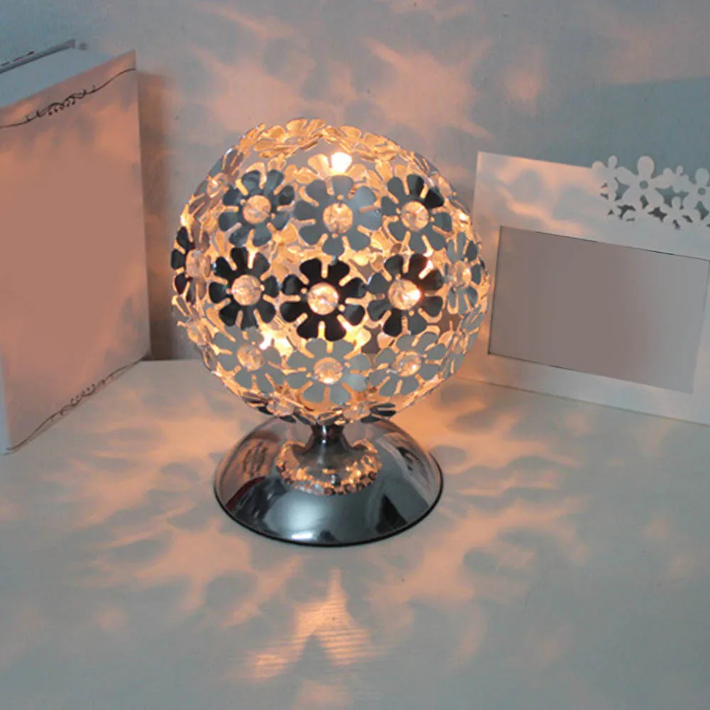 

Bedside Cabinet Lights LED Bulb Modern Desktop Decoration Crystal Table Lamp E27 Lamp Holder For Home Bedroom Living Room Decor
