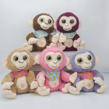 

Plush Toy Electricity Record Learning Swing Monkey Doll Simulation Monkey Walkie Talkies Children Gift Swing Doll