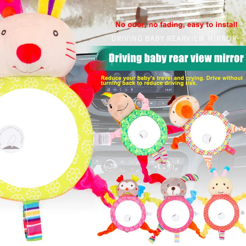 

2019 Car Baby Rearview Mirror Adjustable Safety Car Seat Mirror Headrest Mount for Baby Kids CSL88