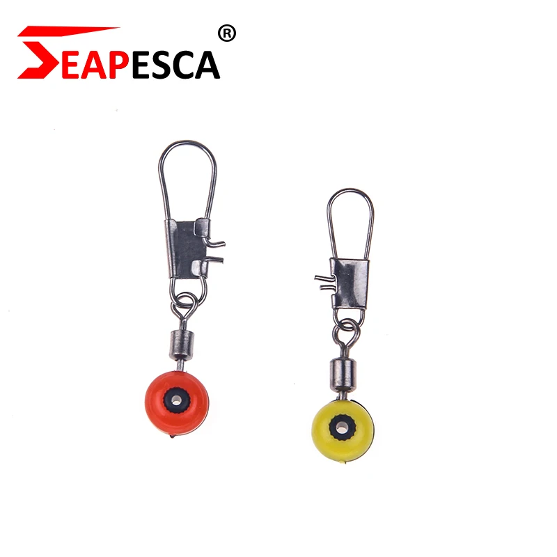

SEAPESCA 20pcs/lot Fishing Float Rolling Swivel Supplies with Tool Tackle Rod Clip/O-shaped Ring Ocean Fshing Accessories YA161