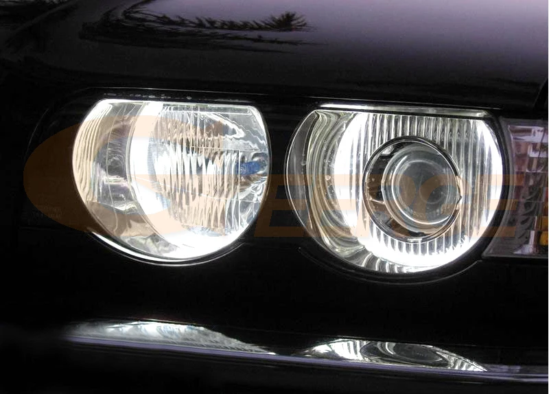 cob led angel eeys BMW 7 Series E38 740i 750i 730d 740d 728i 1995-2001 XENON headlight(1)