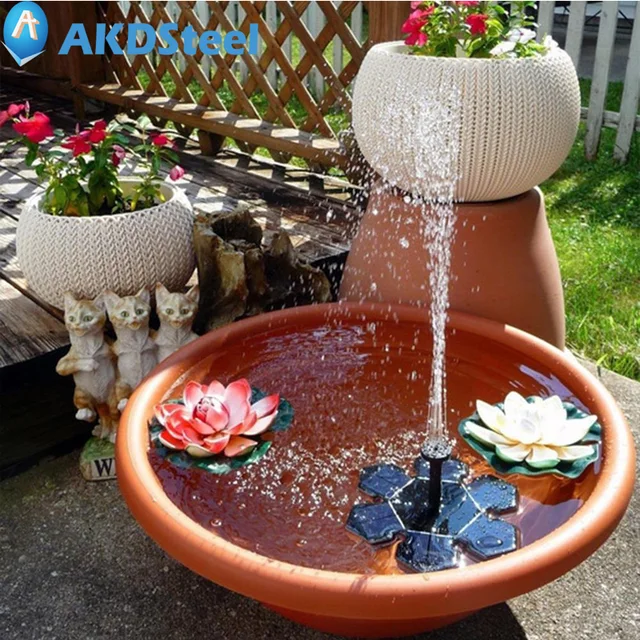 Akdsteel Mini Solar Ed Fountain Pump Water Floating Akdsteel Mini Solar Ed Fountain Pump Water Floating Pumps For Garden Pool Outdoor Decoration