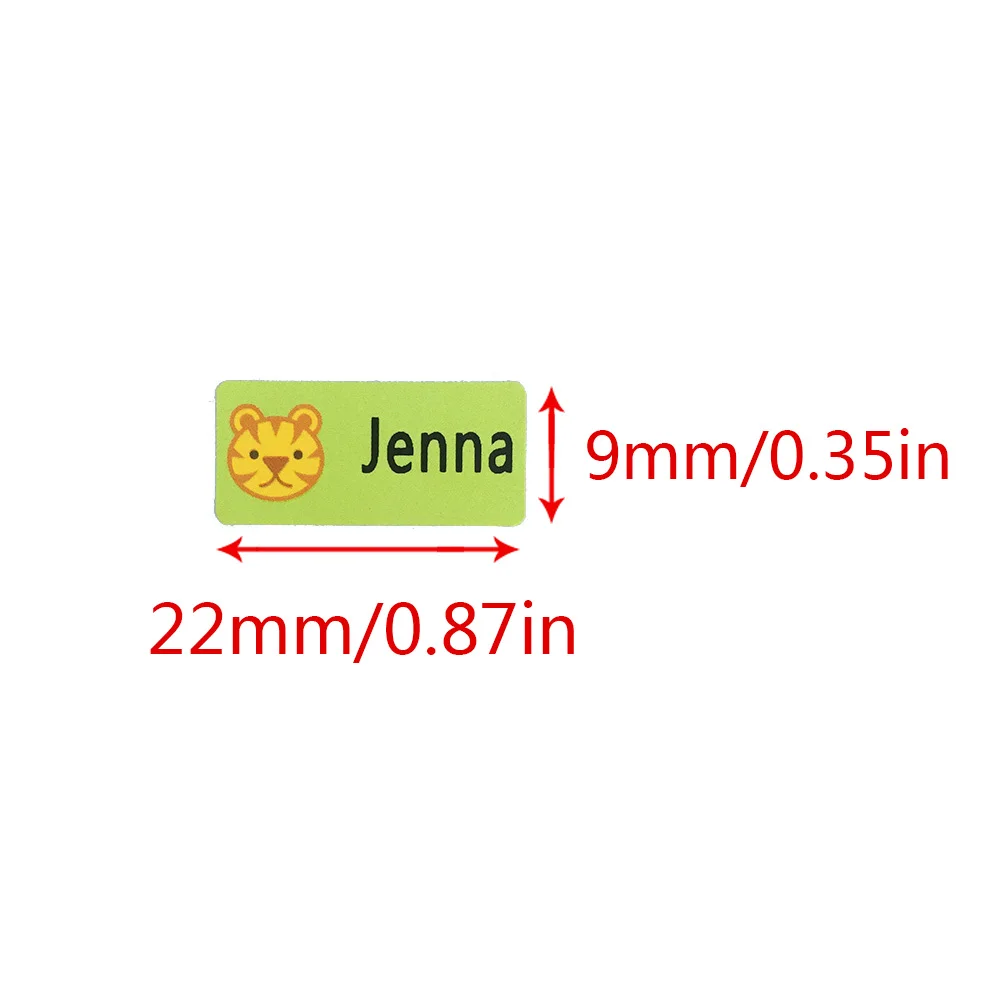 100Pcs Name Tag Sticker Customize Stickers Waterproof Personalized Labels Children School Stationery Water Bottle Pencil Sticker