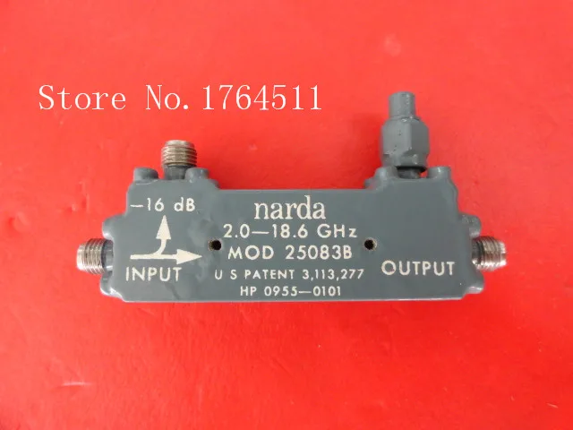 

[BELLA] Narda 25083B 2-18.6GHz Coup:16dB SMA coupler