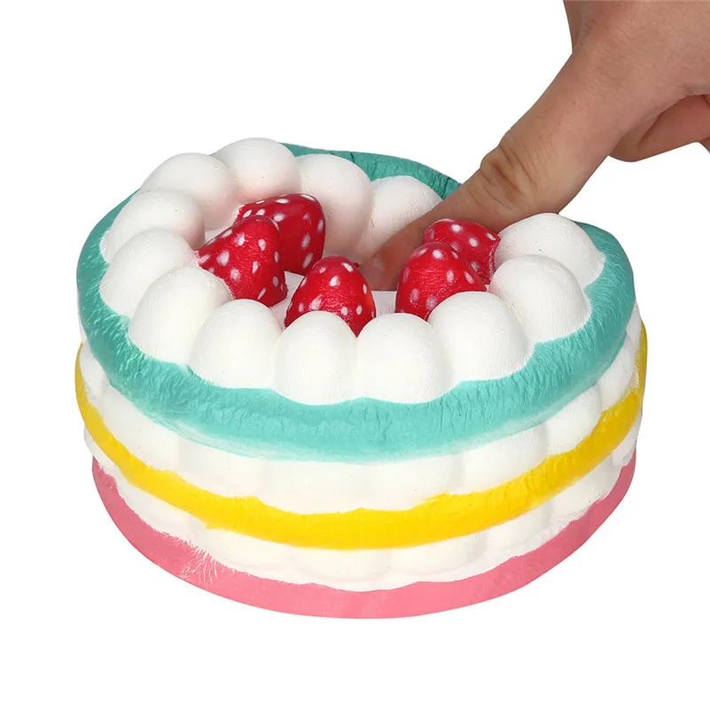 1 шт для снятия стресса клубничный торт с ароматом супер медленно поднимающийся коллекция Squeeze toysquishies игрушка для детей A1