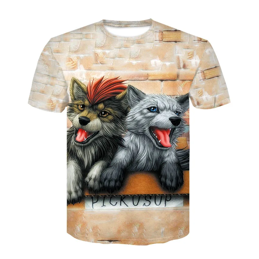Devin Du 2018 Newest Harajuku Wolf 3D Print Cool T-shirt Men/Women Summer Tops Tees T shirt Fashion t shirts M- 4XL