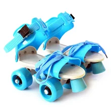 Детские прочные роликовые коньки, коньки, регулируемая длина, четыре колеса для мальчиков и девочек, детская обувь для катания на коньках для детей от 3 до 10 лет