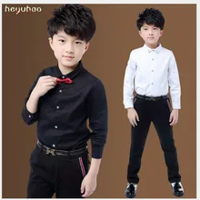 Для мальчиков Модная рубашка с галстуком