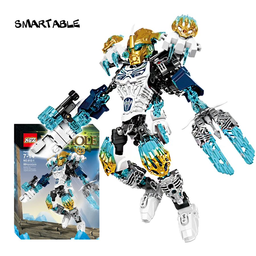 Smartable BIONICLE 193 шт. Kopaka Melum фигурки строительные блоки игрушки для мальчиков совместимые все бренды 71311+ 71305 BIONICLE подарок