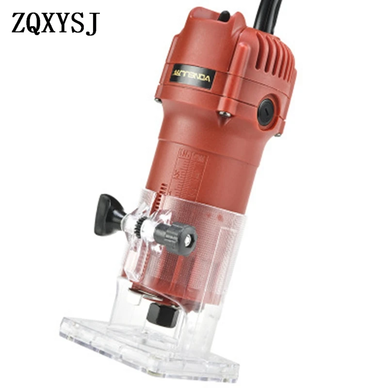 

Electric Wood Laminator Router Trimming Machine Woodworking Tool 220v 800w 30000rpm Electric Hand Trimmer Accurate For Wood Tool