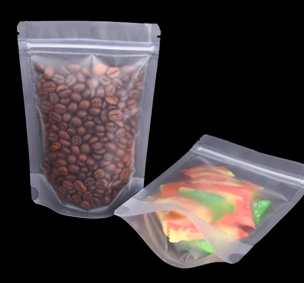 100/500 шт Dura с внутриканальными наушниками матовый ziplock мешки пластиковый мешок с застежкой-молнией, матовые прозрачные упаковочные сумки - Цвет: 9x15cm