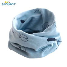 LONSANT/Новинка; сезон осень-зима; детский хлопковый шарф; Детский шарф; хлопковые шейные шарфы с круглым кольцом; милые детские воротники