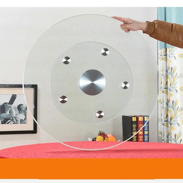 Hq Gl02 Upgrade More Le Double Layer Tempered Gl Lazy Susan Hq Gl02 Upgrade More Le Double Layer Tempered Gl Lazy Susan Dining Table Top Turntable Swivel Plate