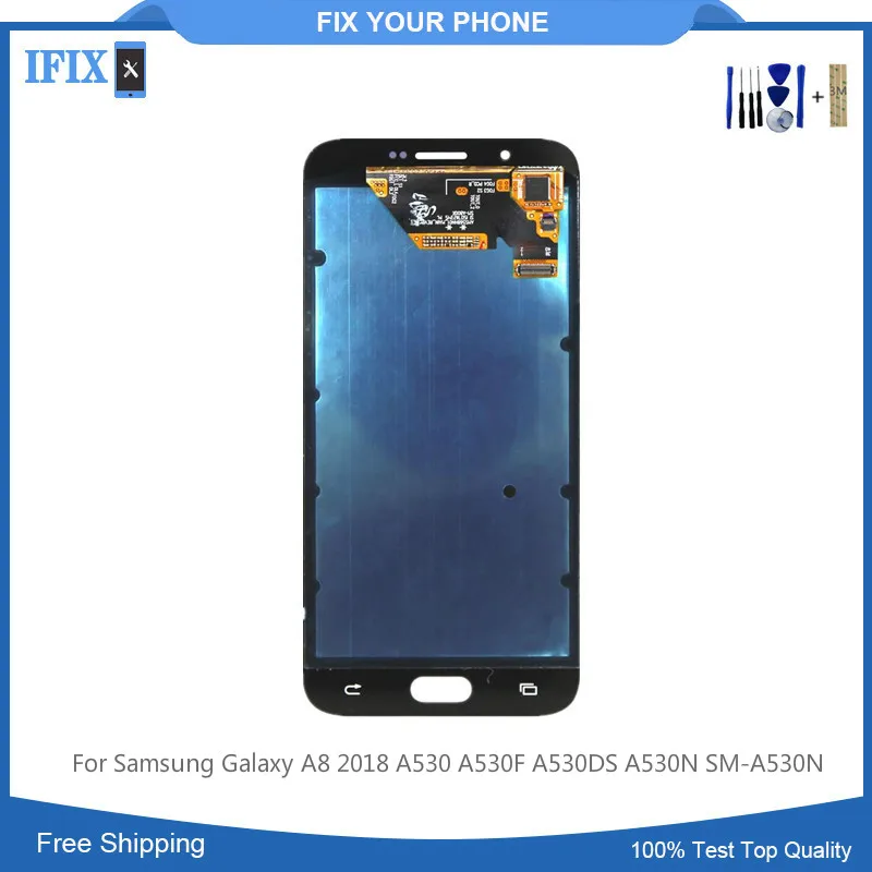 

5.7" For Samsung Galaxy A8 2018 A530 A530F A530DS A530N SM-A530N LCD Touch Screen Digitizer Assembly For Samsung A8 LCD