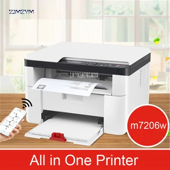 

Wireless Laser Printing Machine Copy Scanning Office Home Triple Business Multi-function M7206W All in One Printer 600*600dpi