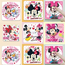 Микки Минни переключатель наклейки Спальня Гостиная Декор Фреска плакат Детский подарок на день рождения