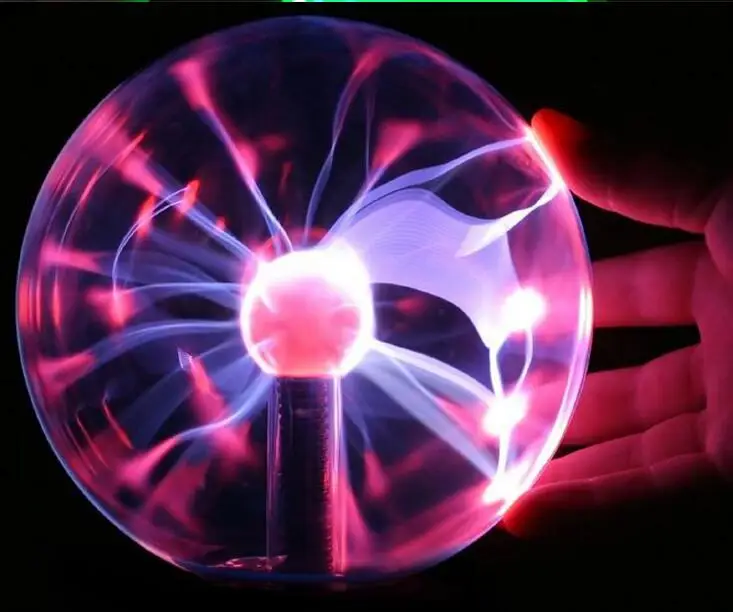 

Crystal led Plasma Magic Ball lamp Touch sensor Freshener Neon Sphere Negative Lon Car Interior Light Sound Music Voice Control