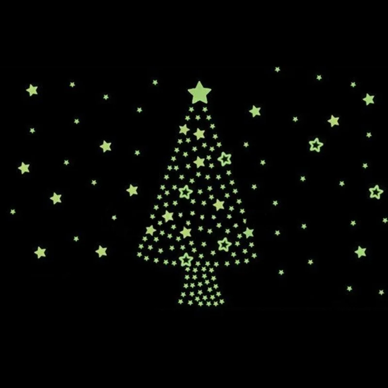 2018 New 180Pcs Stars Glow in the Dark Luminous Fluorescent Plastic Wall Decoration for Kid Home for Wedding 2018 New 180Pcs Stars Glow in the Dark Luminous Fluorescent Plastic Wall Decoration for Kid Home for Wedding