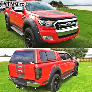 

Custom Car Stickers Decals 6 Pcs Car Body Hood Rear Trunk Tailgate Shark Stripe Graphic Vinyl Modified Stickers For Ford Ranger