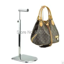 Metal Handbag Display Stand Stainless Steel Handbag Display Rack Stand hat hair Holder stand rack standing