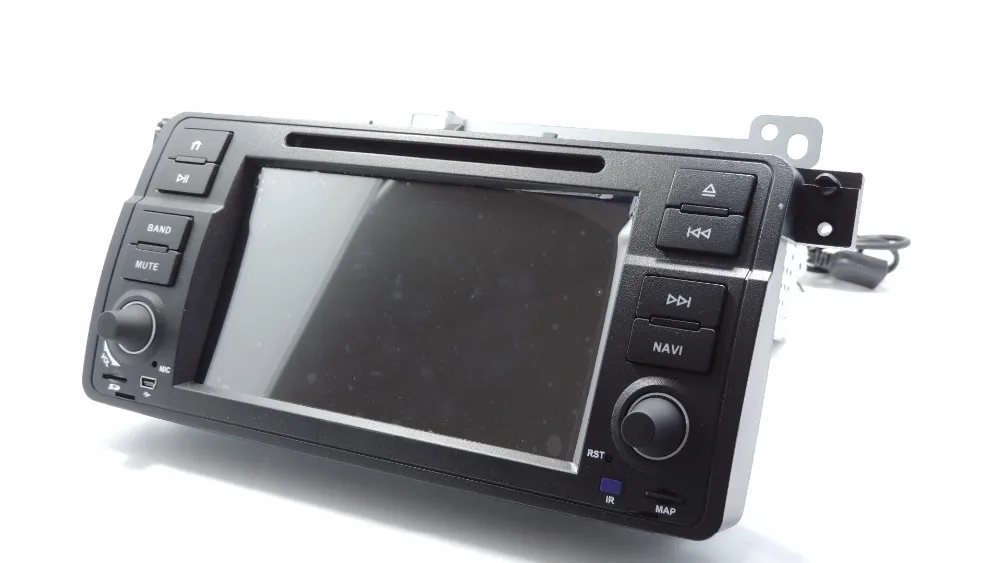 Sale "YOKOTRON" 7" Capacitive Android 7.1 Car DVD Radio One Din for BMW E46 M3 1998-2006+GPS+Free Rear camera +Front DVR Camera 0