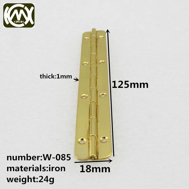 W 085 10pc 125mm 18mm Wooden box hardware accessories Box hinge delivery speed is fast Quality
