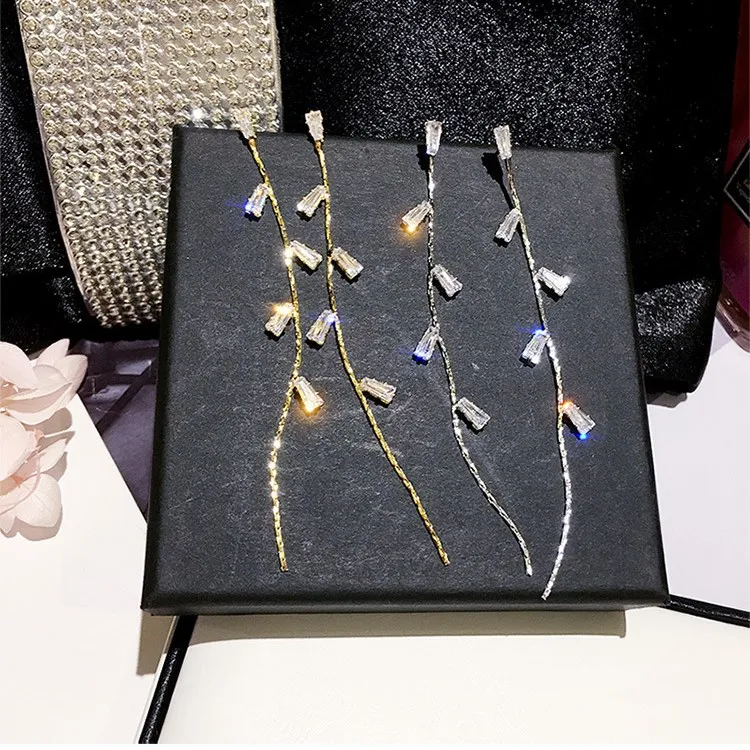 HTB1QGW3T7PoK1RjSZKbq6x1IXXaZ - NEW 925 silver needle rhinestone circle crystal from Swarovskis earrings temperament Korean personality wild Mother's Day gift