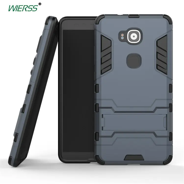 3D ударопрочный Твердый чехол с подставкой для Huawei Ascend G8 (GX8/G7 PLUS/maimang 4 D199) TIT AL00