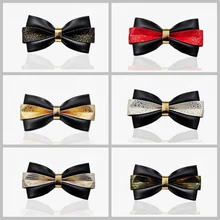 Новинка Повседневный Мужской винтажный рисунок коготь дракона модный галстук-бабочка Свадебный галстук жениха гость жениха кожа