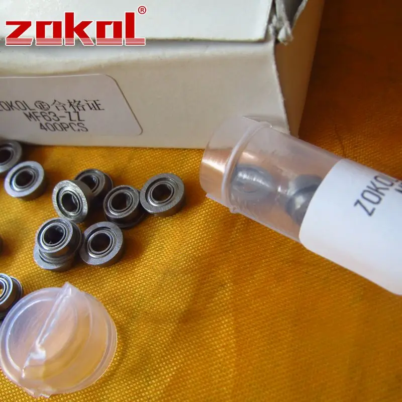 Подшипник ZOKOL MF63 ZZ фланцевый подшипник MF63ZZ с глубоким желобом шаровой 3*6 (7 2) * 2 5 мм