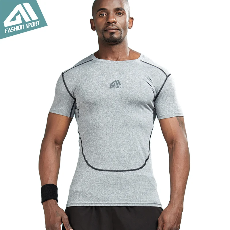 AIMPACT Mens Workout Shirts Training Shirts Athietic Tees Bodybuilding Shirts