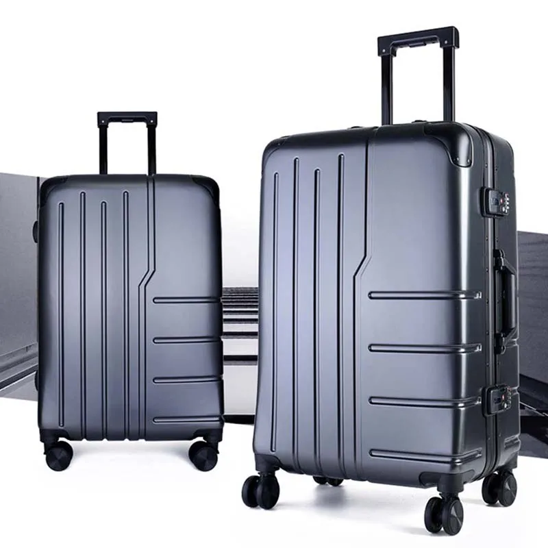 

LeTrend Fashion High capacity Creative Rolling Luggage Spinner Suitcase Wheels 20 inch Cabin Trolley Aluminum Frame Travel Bag