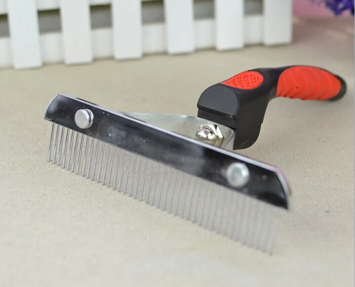 Wholesale Rakes Dog Combs Hair Removal Comb Grooming Deshedding Tools For Samoyeds Dog / Tibetan