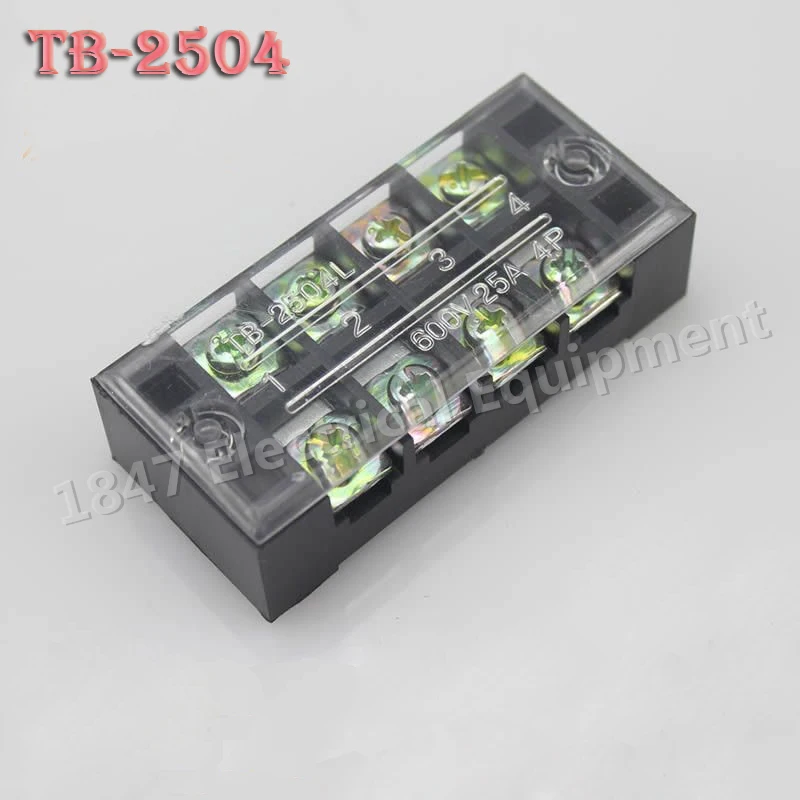 Новый 1 шт. TB-2504 TB2504 фиксированный терминал двухрядный винтовой клеммный блок