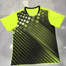 Новая рубашка для бадминтона, Мужская/Женская теннисная рубашка, спортивная одежда из полиэстера, футболка для настольного тенниса, conjunto deportivo mujer, Мужская теннисная рубашка