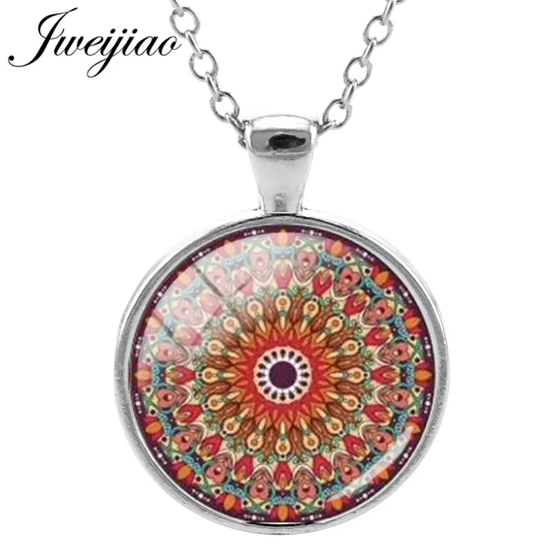 JWEIJIAO индийская хна Toalla Mandala ожерелье с подвеской Чокеры для женщин девушек