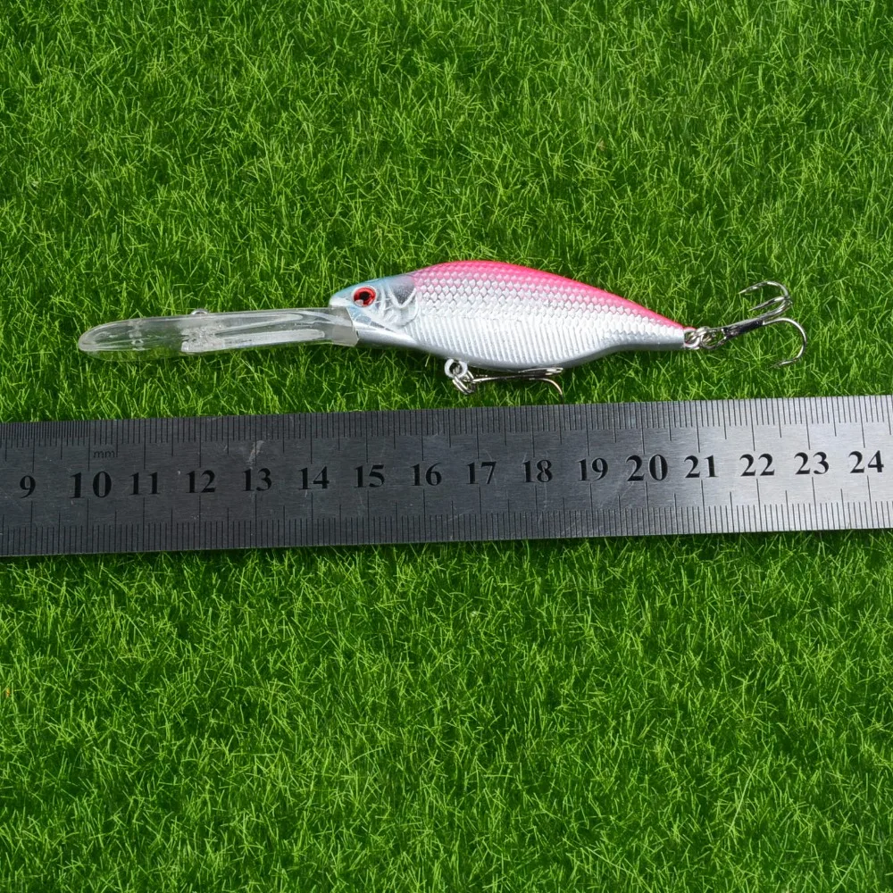 1pcs Plastic Minnow Fishing Lures 11.5cm/9.6g Hard Wobblers Deep Diving Crankbaits isca artificial wobbler pesca