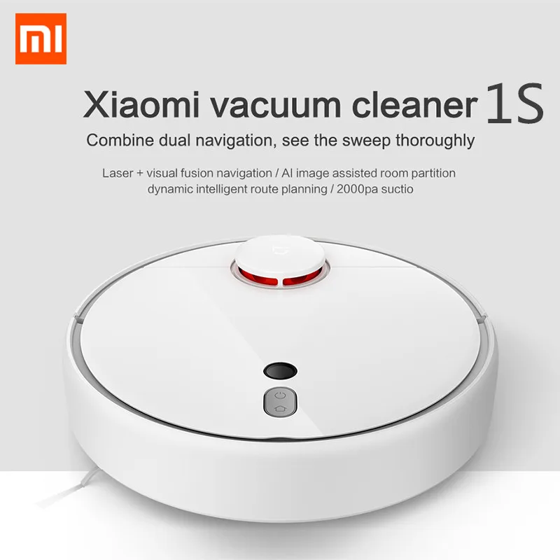 Xiaomi Mi робот пылесос 1S для дома автоматическая подметальная зарядка умный планируемый wifi приложение пульт дистанционного управления пылеочиститель