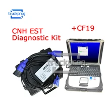 Para cnh est kit de diagnóstico nova holland caso ferramenta de diagnóstico com cf19 portátil v9.2 nível engenharia caminhão cnh trator diagnóstico