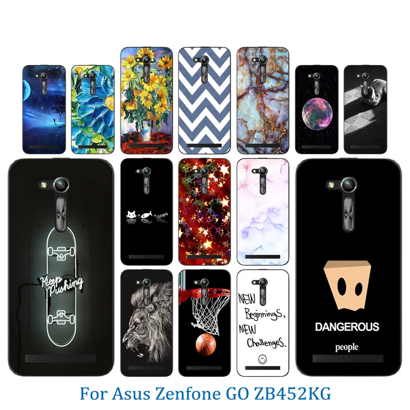 Чехол для Asus X014D чехол Zenfone GO ZB450KL ZB452KG 2nd Gen ASUS_X014D DIY скейтборд печать Funda Coque Capa |