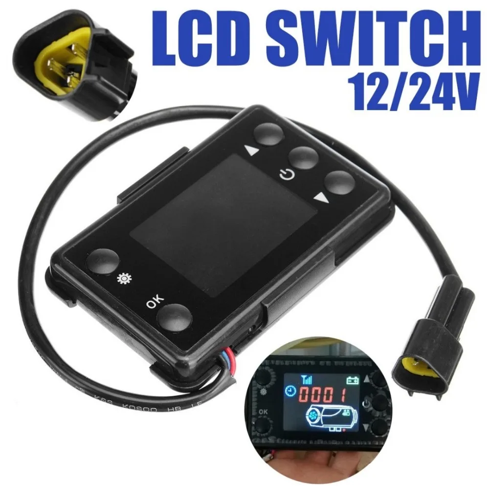 

Useful LCD Switch 12V/24V Parking Heater Controller For Car Air Heater